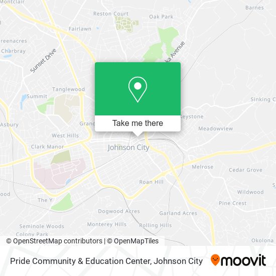 Pride Community & Education Center map
