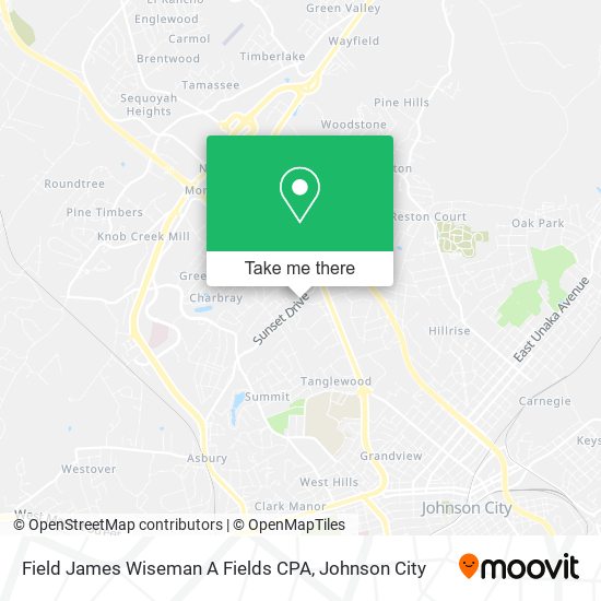 Mapa de Field James Wiseman A Fields CPA