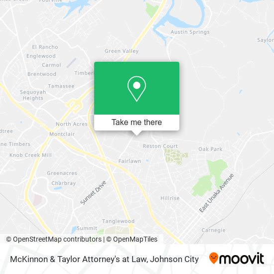 McKinnon & Taylor Attorney's at Law map