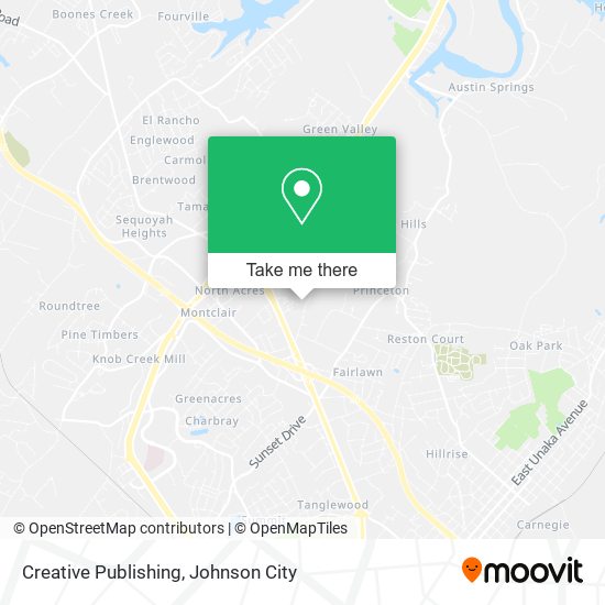 Creative Publishing map