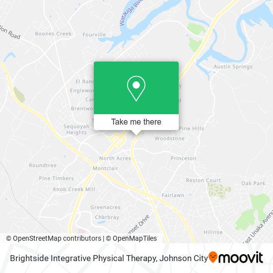 Mapa de Brightside Integrative Physical Therapy