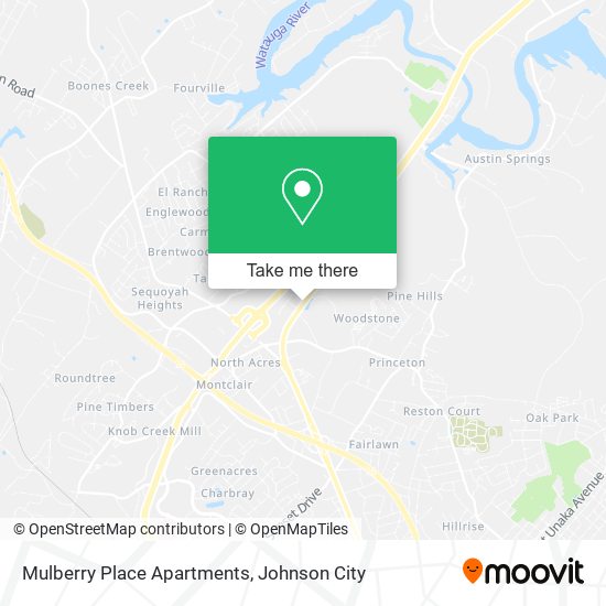 Mulberry Place Apartments map