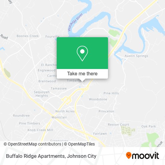 Buffalo Ridge Apartments map