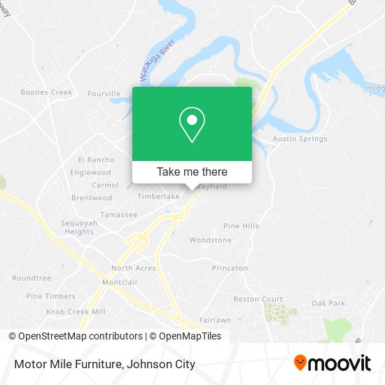 Motor Mile Furniture map