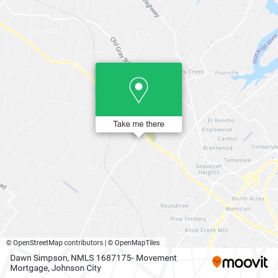 Mapa de Dawn Simpson, NMLS 1687175- Movement Mortgage