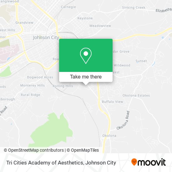 Mapa de Tri Cities Academy of Aesthetics