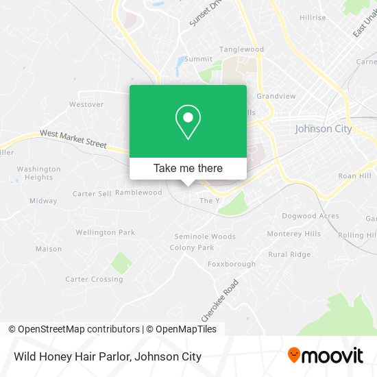 Mapa de Wild Honey Hair Parlor