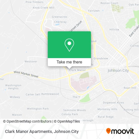 Mapa de Clark Manor Apartments