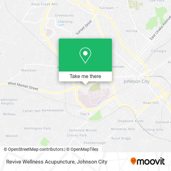 Mapa de Revive Wellness Acupuncture