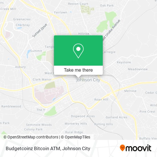 Budgetcoinz Bitcoin ATM map