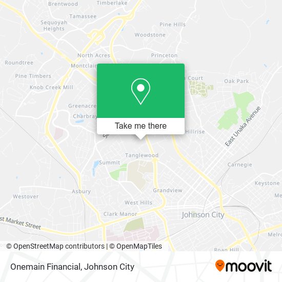 Onemain Financial map