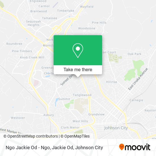 Ngo Jackie Od - Ngo, Jackie Od map