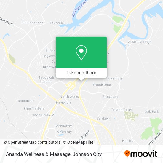 Mapa de Ananda Wellness & Massage