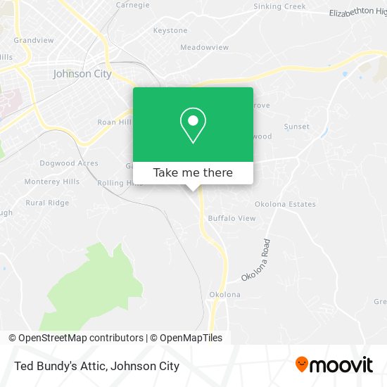 Mapa de Ted Bundy's Attic