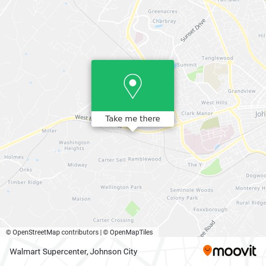 Walmart Supercenter map