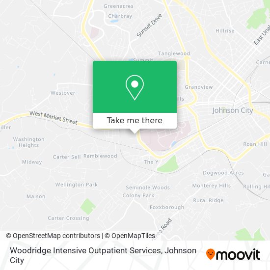 Mapa de Woodridge Intensive Outpatient Services