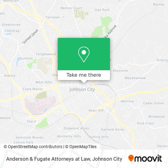 Mapa de Anderson & Fugate Attorneys at Law