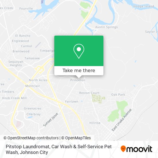 Mapa de Pitstop Laundromat, Car Wash & Self-Service Pet Wash