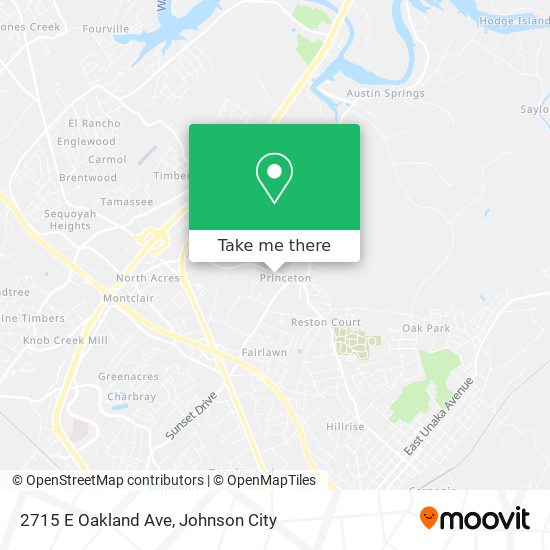 2715 E Oakland Ave map