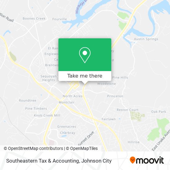 Mapa de Southeastern Tax & Accounting