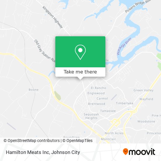 Mapa de Hamilton Meats Inc