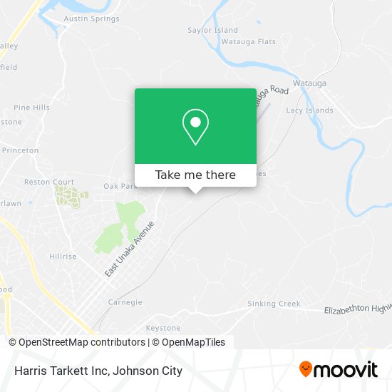 Harris Tarkett Inc map