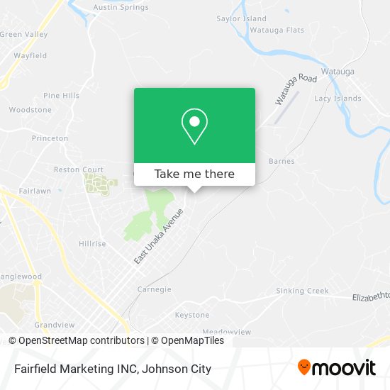 Mapa de Fairfield Marketing INC