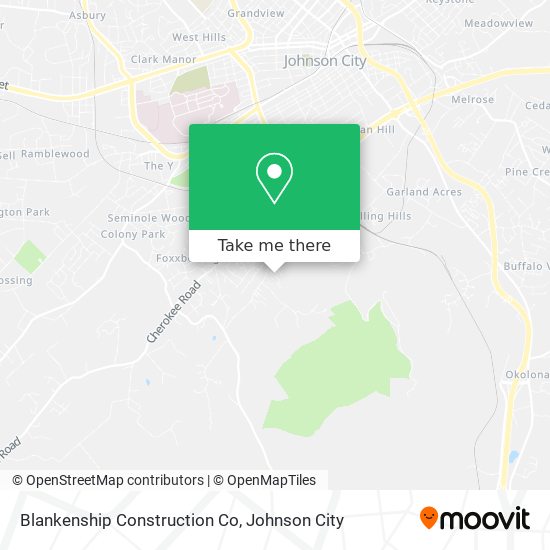 Blankenship Construction Co map