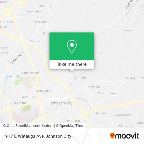 917 E Watauga Ave map