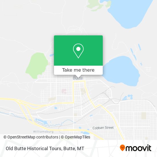 Old Butte Historical Tours map