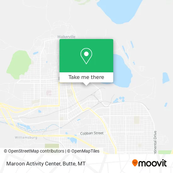 Maroon Activity Center map