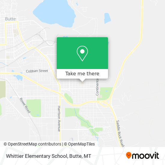 Whittier Elementary School map