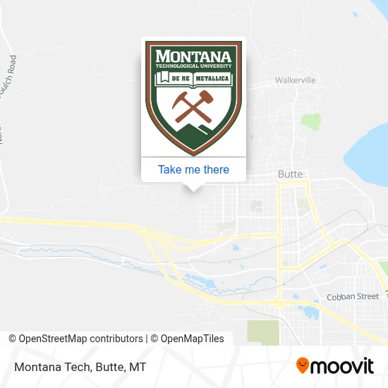 Montana Tech map