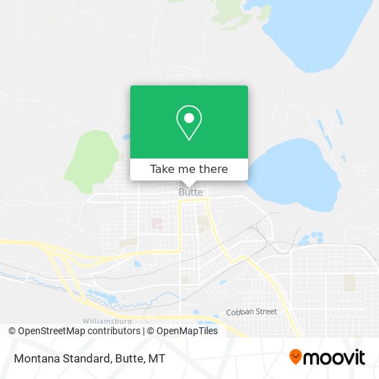 Mapa de Montana Standard