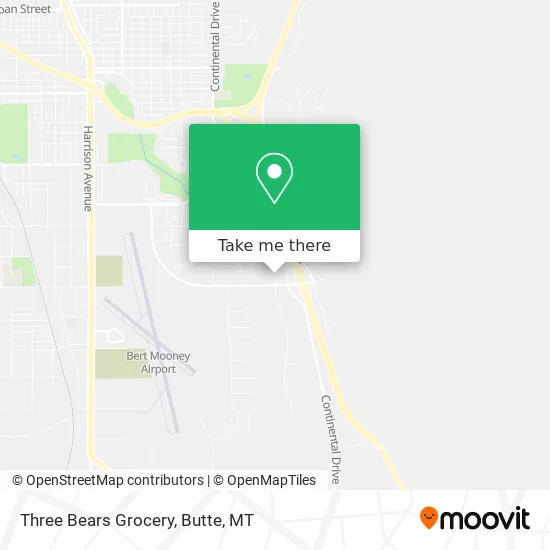 Three Bears Grocery map