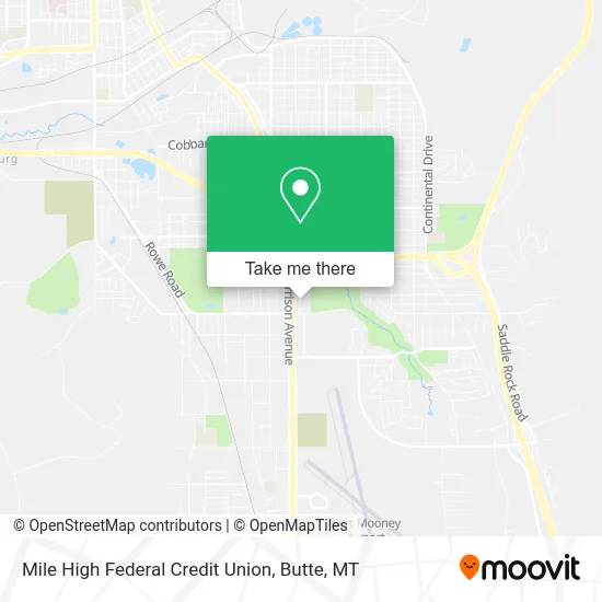 Mile High Federal Credit Union map