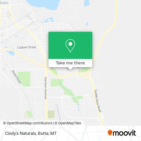 Cindy's Naturals map