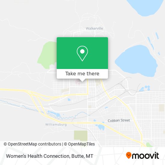 Women's Health Connection map