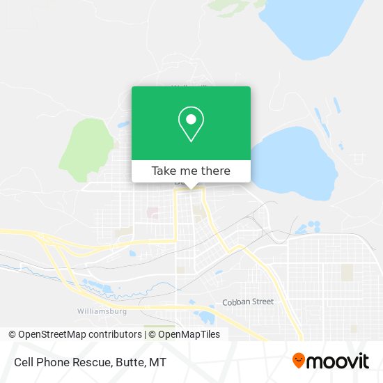 Cell Phone Rescue map