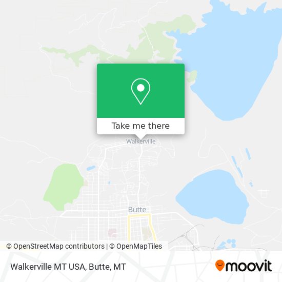 Walkerville MT USA map