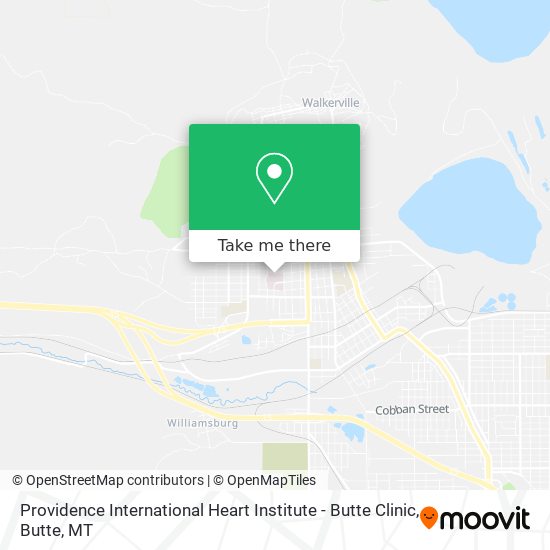 Mapa de Providence International Heart Institute - Butte Clinic