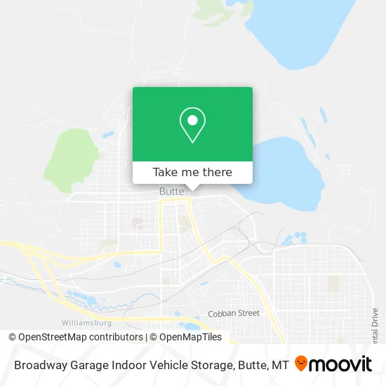 Broadway Garage Indoor Vehicle Storage map