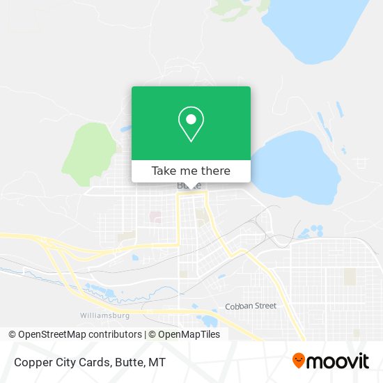 Mapa de Copper City Cards