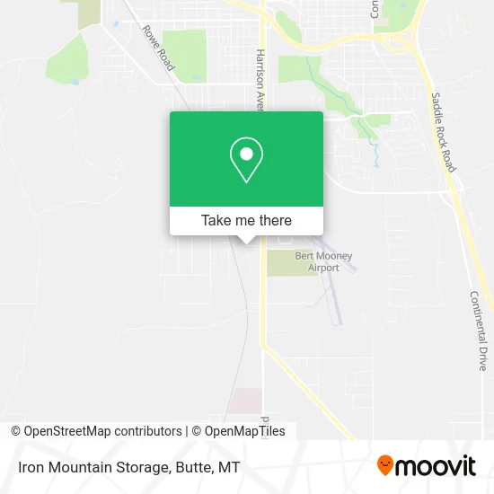 Iron Mountain Storage map