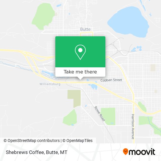 Shebrews Coffee map