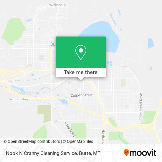 Mapa de Nook N Cranny Cleaning Service