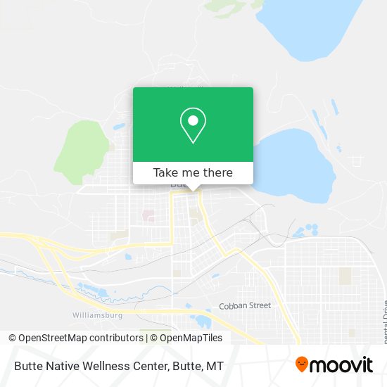 Butte Native Wellness Center map