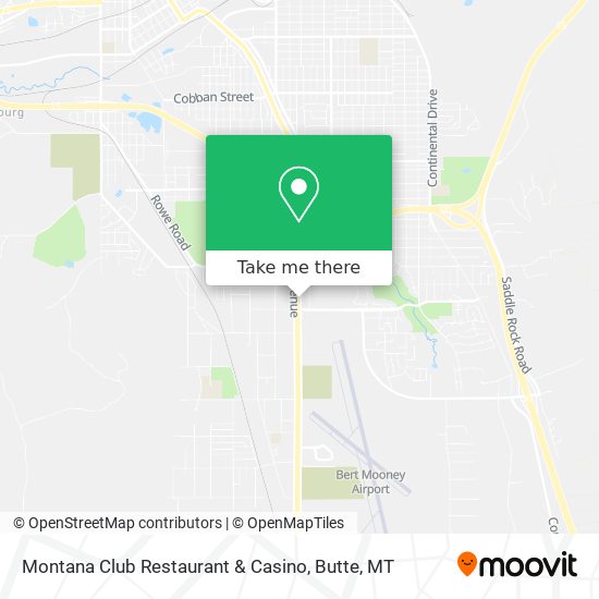 Montana Club Restaurant & Casino map