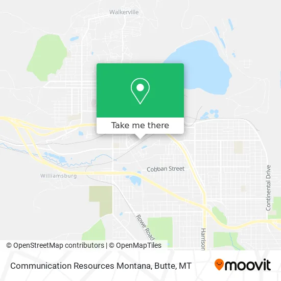 Communication Resources Montana map