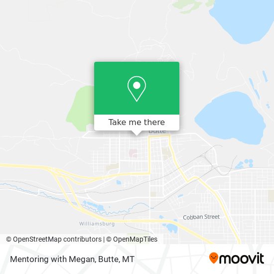 Mentoring with Megan map